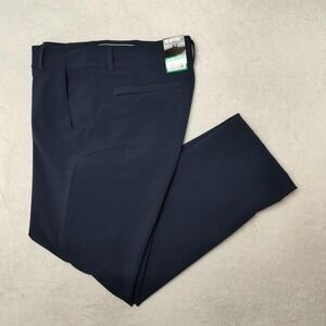 Hi-Tec Pants Mens 38x32 Blue Softshell Stretch Zip Pockets Hiking Polyester